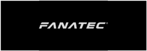 A black and white logo of the company fanatec.